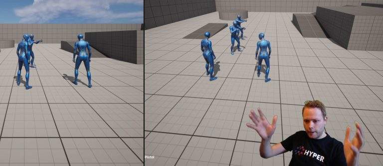 Hyper Devlog - Equip/Unequip, crouching and aiming via rep notify instead of multicast