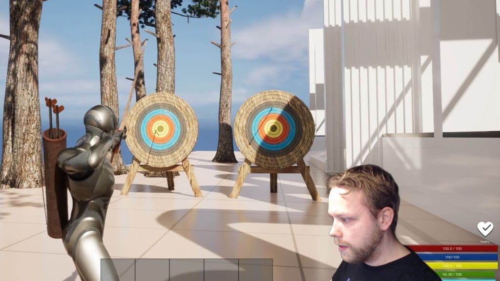 Bow And Arrow Integrated Into The Ultimate Inventory System visual for Games by Hyper Unreal Engine systems