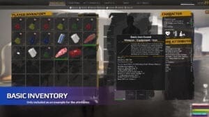 Attribute Manager visual for Games by Hyper Unreal Engine systems