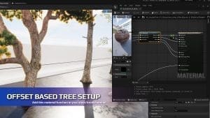 Choppable Trees visual for Games by Hyper Unreal Engine systems