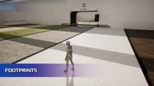 Footstep System visual for Games by Hyper Unreal Engine systems