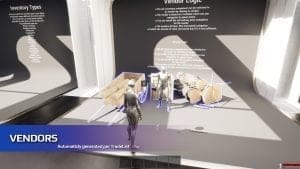 Inventory, Crafting, Hotbar, Lootchest & Vendor System visual for Games by Hyper Unreal Engine systems