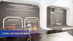 Skill Level Manager visual for Games by Hyper Unreal Engine systems