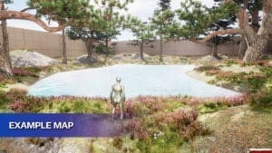 Swimming System visual for Games by Hyper Unreal Engine systems