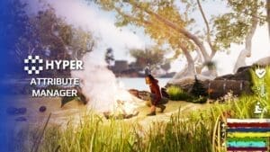 Attribute Manager visual for Games by Hyper Unreal Engine systems