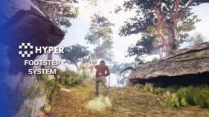 Footstep System visual for Games by Hyper Unreal Engine systems