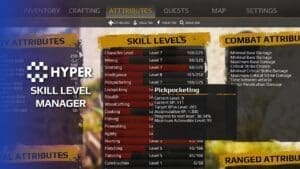 Skill Level Manager visual for Games by Hyper Unreal Engine systems