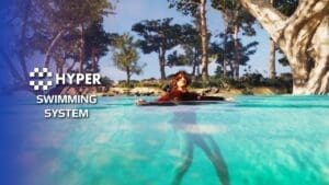 Swimming System visual for Games by Hyper Unreal Engine systems