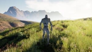 Auto Landscape Material V2 visual for Games by Hyper Unreal Engine systems