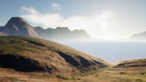 Auto Landscape Material V2 visual for Games by Hyper Unreal Engine systems