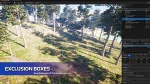 Basic PCG Forest visual for Games by Hyper Unreal Engine systems