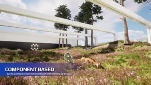 Ragdoll System visual for Games by Hyper Unreal Engine systems