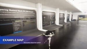 Ragdoll System visual for Games by Hyper Unreal Engine systems