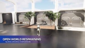 Respawn System visual for Games by Hyper Unreal Engine systems