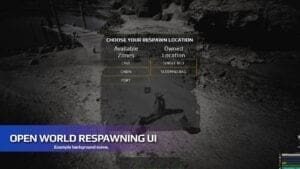 Respawn System visual for Games by Hyper Unreal Engine systems