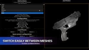 Mesh To Icon Creator visual for Games by Hyper Unreal Engine systems