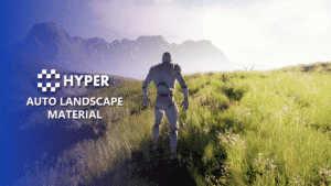 Auto Landscape Material V2 visual for Games by Hyper Unreal Engine systems