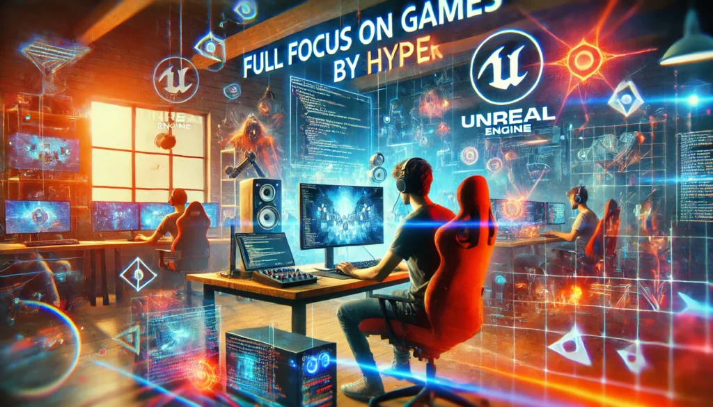 Go Big Or Go Home: Scaling Up Hyper With A Stellar Team visual for Games by Hyper Unreal Engine systems