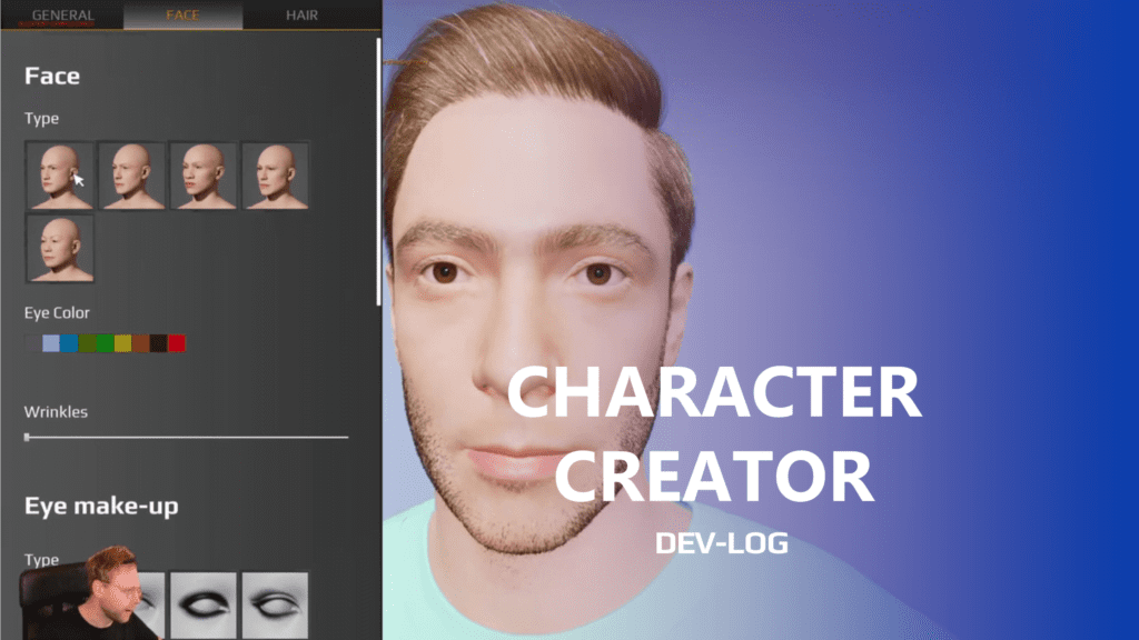 Devlog: Character Creator visual for Games by Hyper Unreal Engine systems