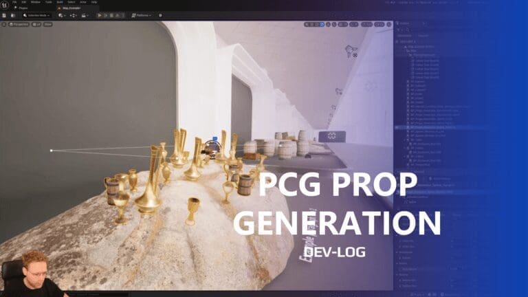 Devlog: PCG Props Generation visual for Games by Hyper Unreal Engine systems