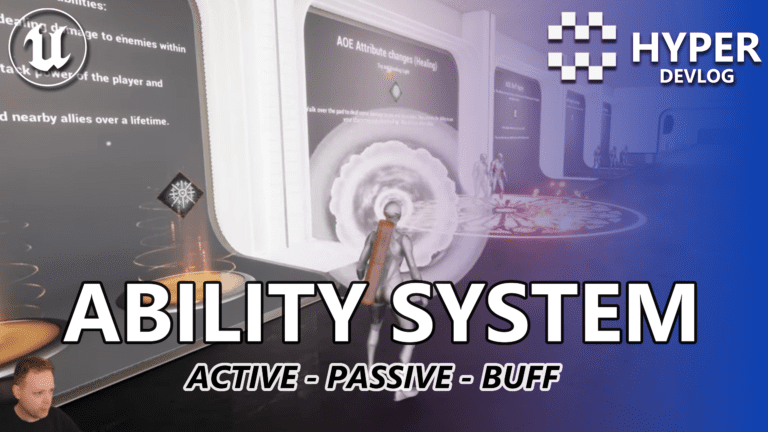 Devlog: Finalizing The Ability System visual for Games by Hyper Unreal Engine systems