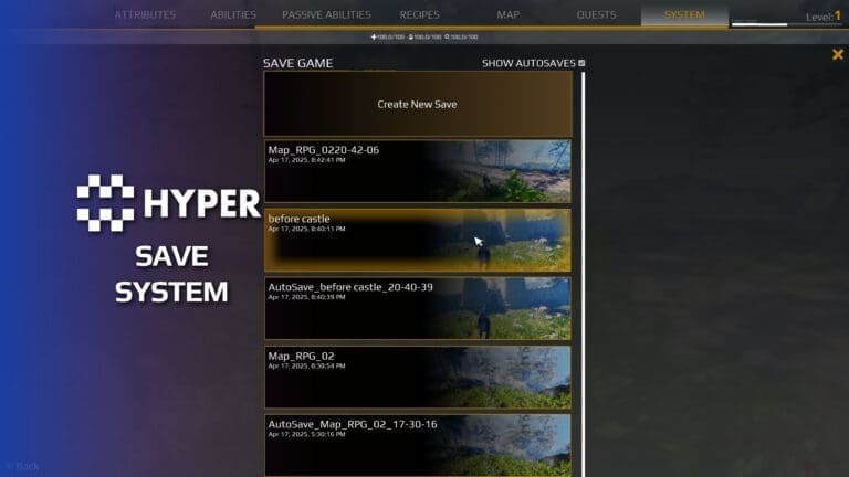 Global Save System Is Now Live On Fab! visual for Games by Hyper Unreal Engine systems