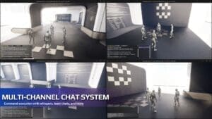 Chat System visual for Games by Hyper Unreal Engine systems