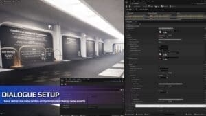 Dialogue System visual for Games by Hyper Unreal Engine systems