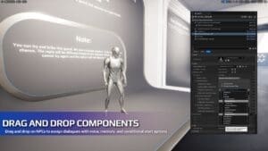 Dialogue System visual for Games by Hyper Unreal Engine systems