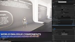 Dialogue System visual for Games by Hyper Unreal Engine systems