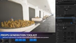 Environment Building Toolkit visual for Games by Hyper Unreal Engine systems