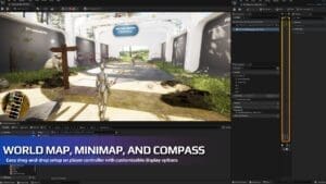 Map System visual for Games by Hyper Unreal Engine systems