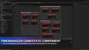 Time Manager visual for Games by Hyper Unreal Engine systems