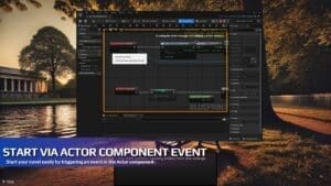 Visual Novel System visual for Games by Hyper Unreal Engine systems