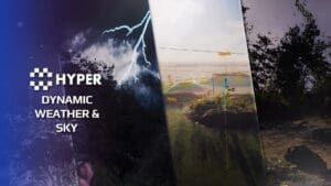 Weather System visual for Games by Hyper Unreal Engine systems