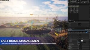 Weather System visual for Games by Hyper Unreal Engine systems