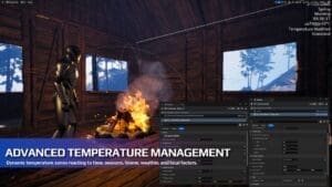 Weather System visual for Games by Hyper Unreal Engine systems