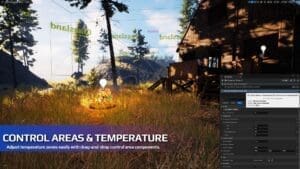 Weather System visual for Games by Hyper Unreal Engine systems
