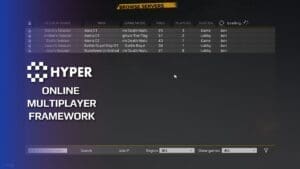 Online Multiplayer Framework visual for Games by Hyper Unreal Engine systems