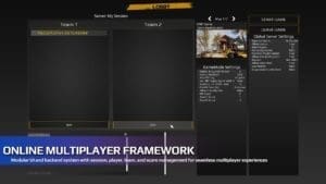 Online Multiplayer Framework visual for Games by Hyper Unreal Engine systems
