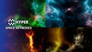 Space Skyboxes DDS Cubemaps visual for Games by Hyper Unreal Engine systems