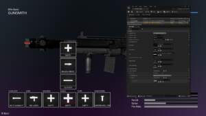 Weapon Attachment & Loadout System visual for Games by Hyper Unreal Engine systems
