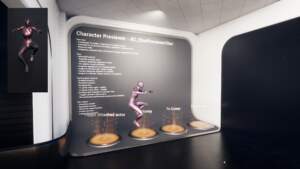 Character Previewer visual for Games by Hyper Unreal Engine systems