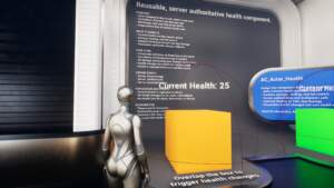 Actor Health System visual for Games by Hyper Unreal Engine systems