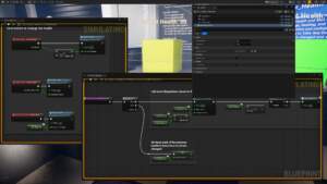 Actor Health System visual for Games by Hyper Unreal Engine systems