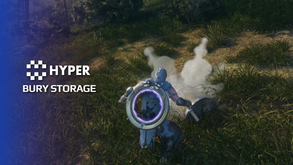 Bury Storage System visual for Games by Hyper Unreal Engine systems