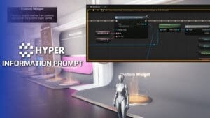 Information Prompt System visual for Games by Hyper Unreal Engine systems