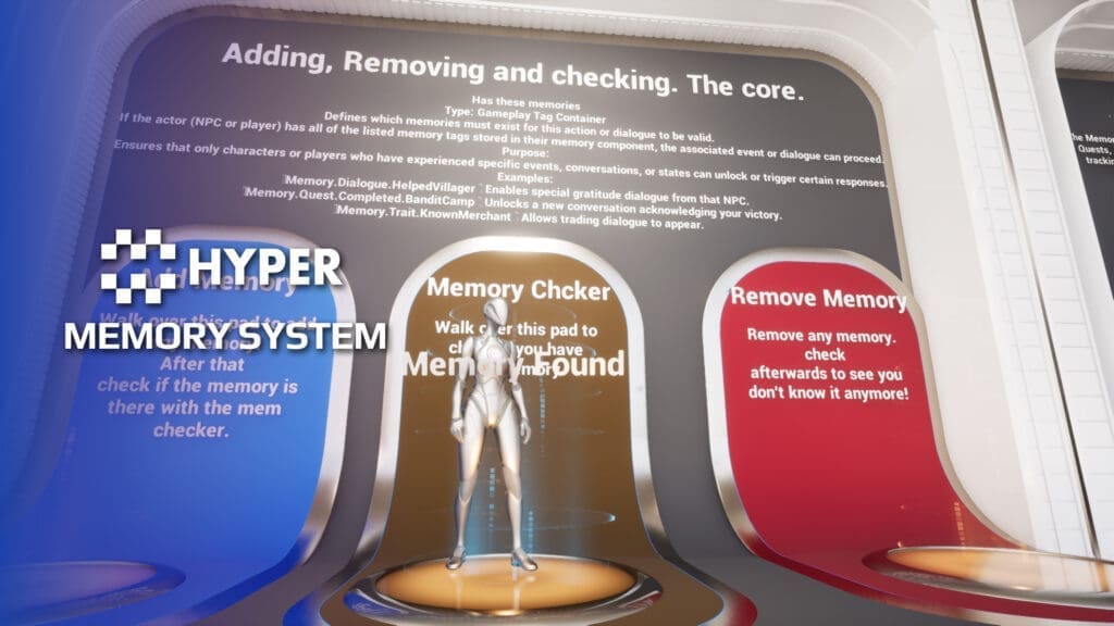 Information Prompt System visual for Games by Hyper Unreal Engine systems