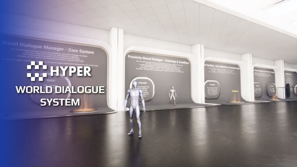 Information Prompt System visual for Games by Hyper Unreal Engine systems