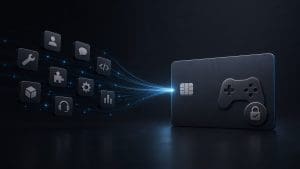 Private support payment card visual